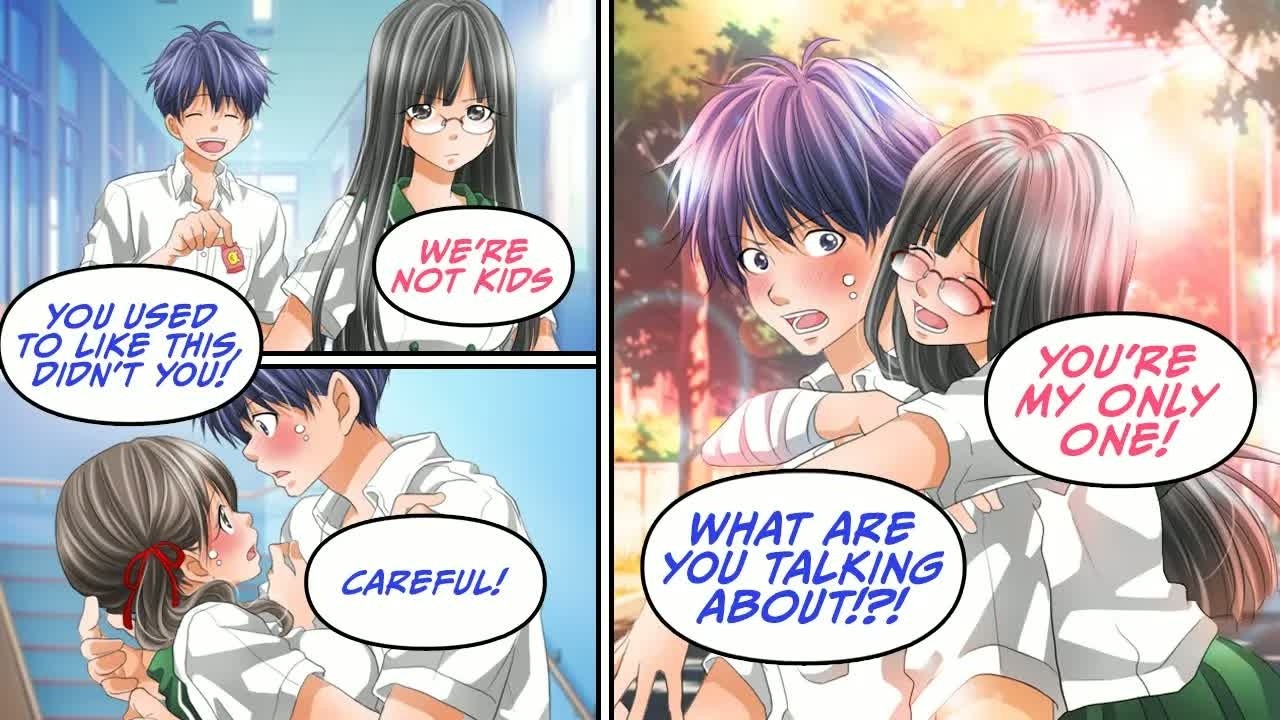 Manga dub When I helped a beautiful transfer student, my salty attitude childhood friend RomCom