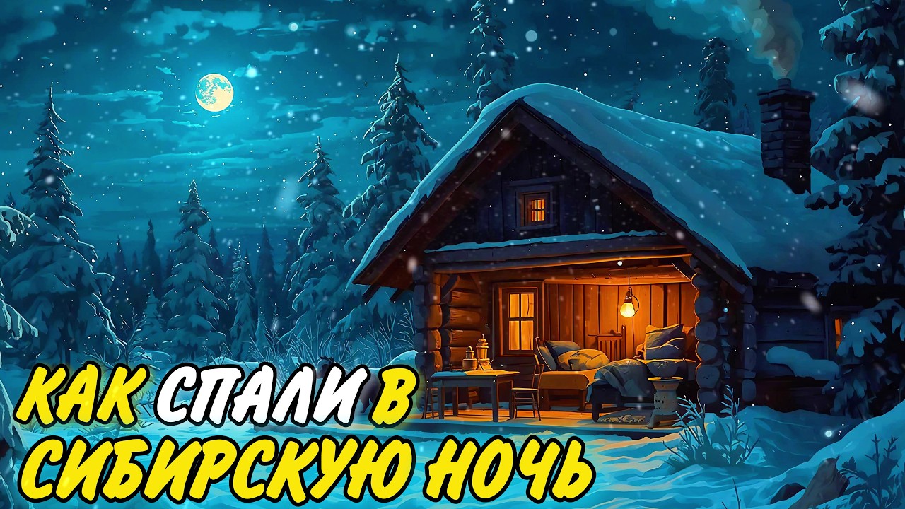Сибирь 19 века: самая долгая зимняя ночь🌛Лекция для сна