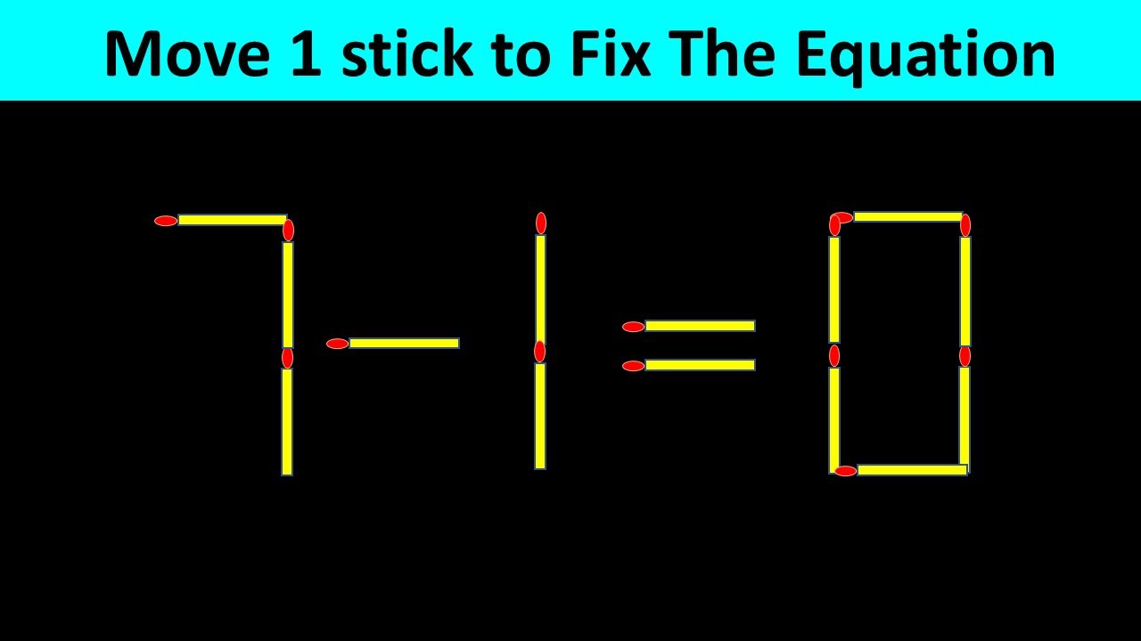 Brain Test - Improve IQ - Fix The Equation #matchstickpuzzle #simplylogical #braintest