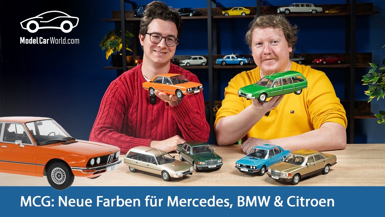 MCG legt nach: Neue Farbvarianten legendärer Klassiker im Maßstab 1:18!