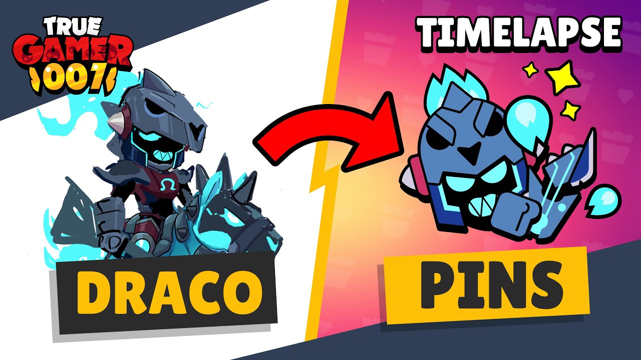 How I made DREAD KNIGHT DRACO Pins for Brawl Stars