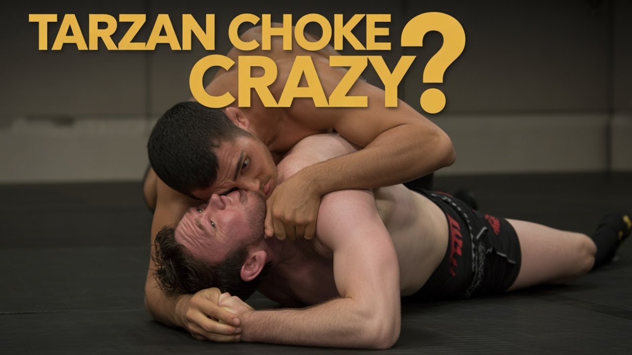 This Choke Works Because They Don't Expect It! bjj basics