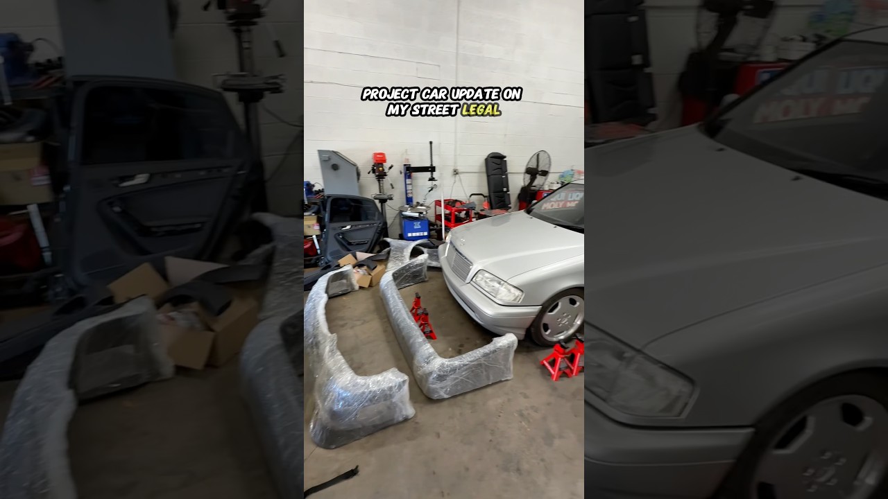 Project Car Update on my Street Legal DTM insured AMG Build