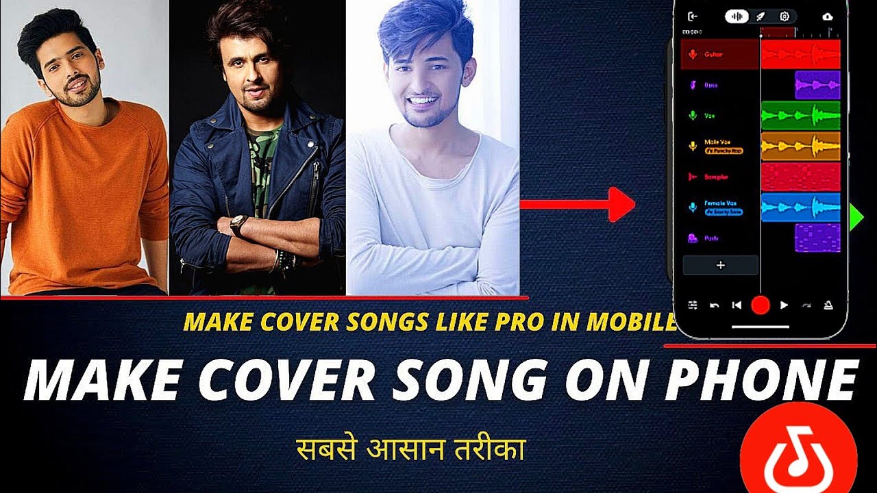 How to make  Cover Songs On Phone |Bandlab Tutorial