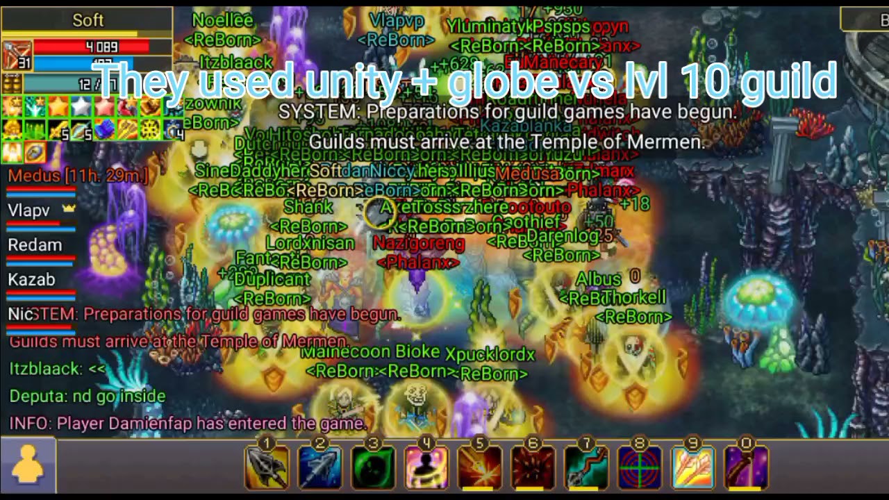 Warspear Online !! Reborn lvl 10 guild (Grotto Achievment) Also fighting phalanx.