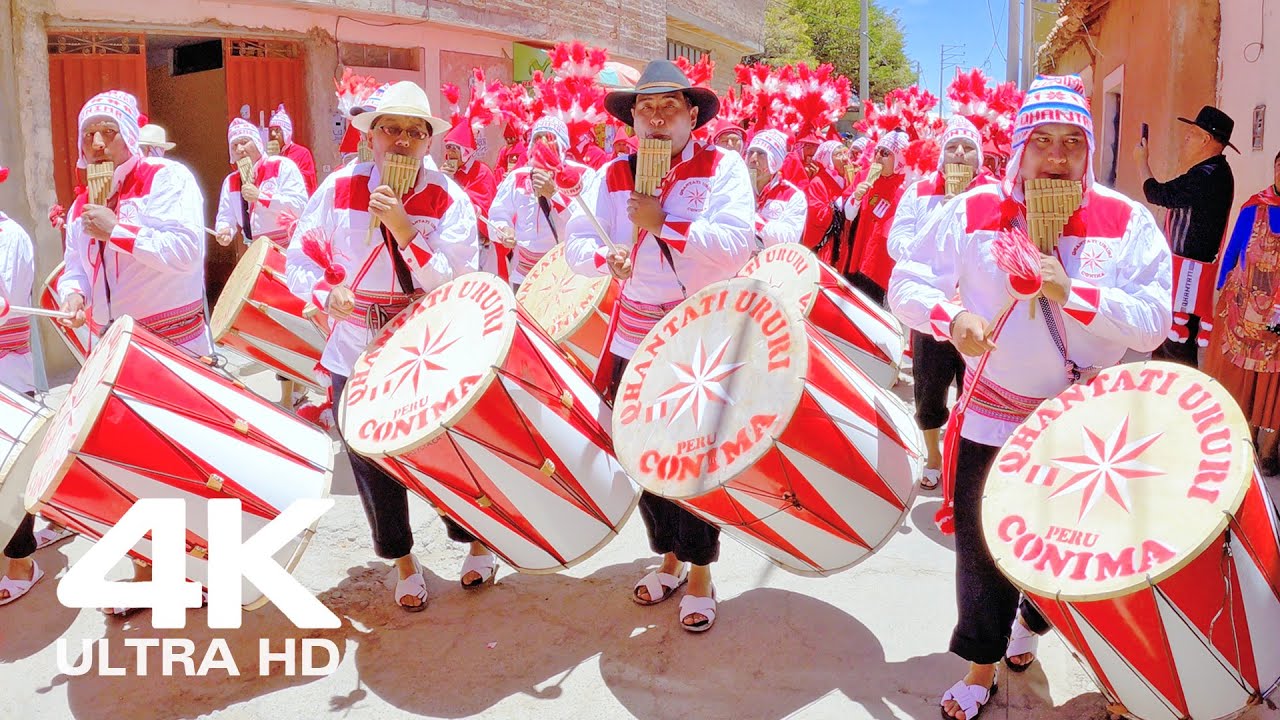 QHANTATI URURI DE CONIMA | Pasacalle | XLVI Concurso Regional de Sikuris Lampa 2023 | Video en 4K