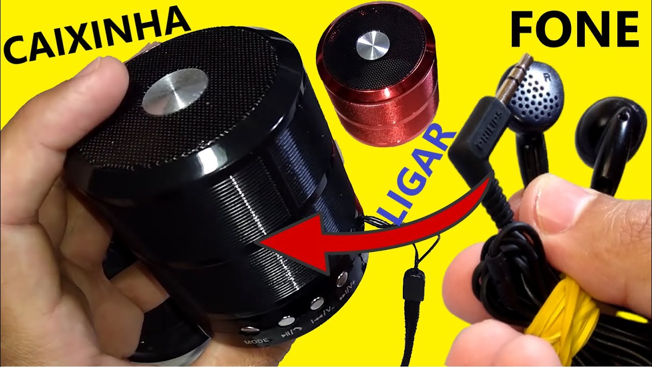 COMO LIGAR  FONE DE OUVIDO EM CAIXINHA BLUETOOTH - ADAPTANDO P2 FÊMEA - DICA INSTALAR POTENCIÔMETRO