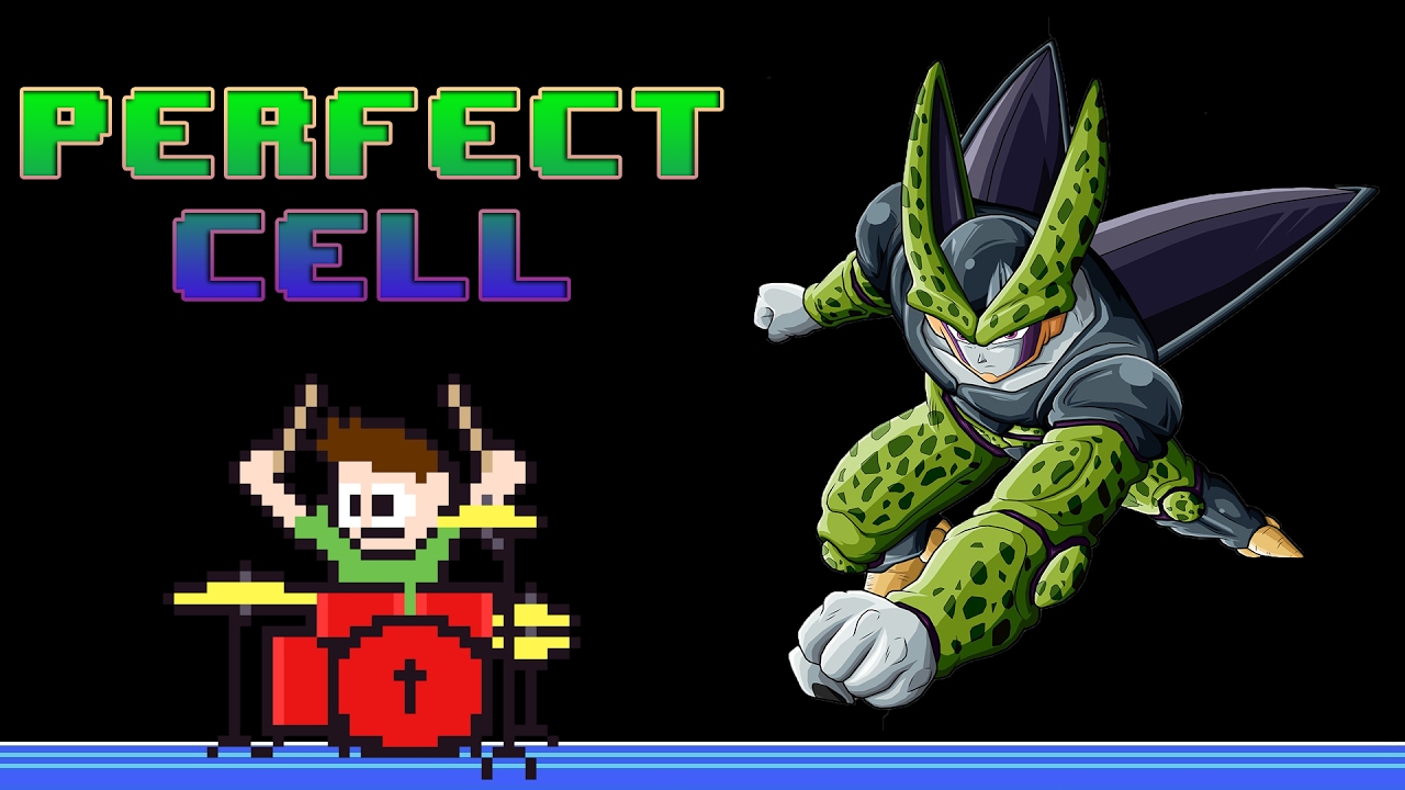Perfect Cell's Theme (Drum Cover) -- The8BitDrummer
