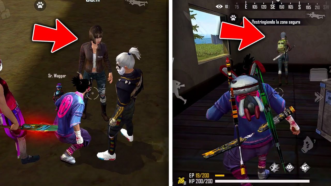 DECIDI AYUDAR A UNA BOTSITA PARA QUE GANE LA PARTIDA Y PASO ESTO!! *OMG* FREE FIRE / CLASIFICATORIA