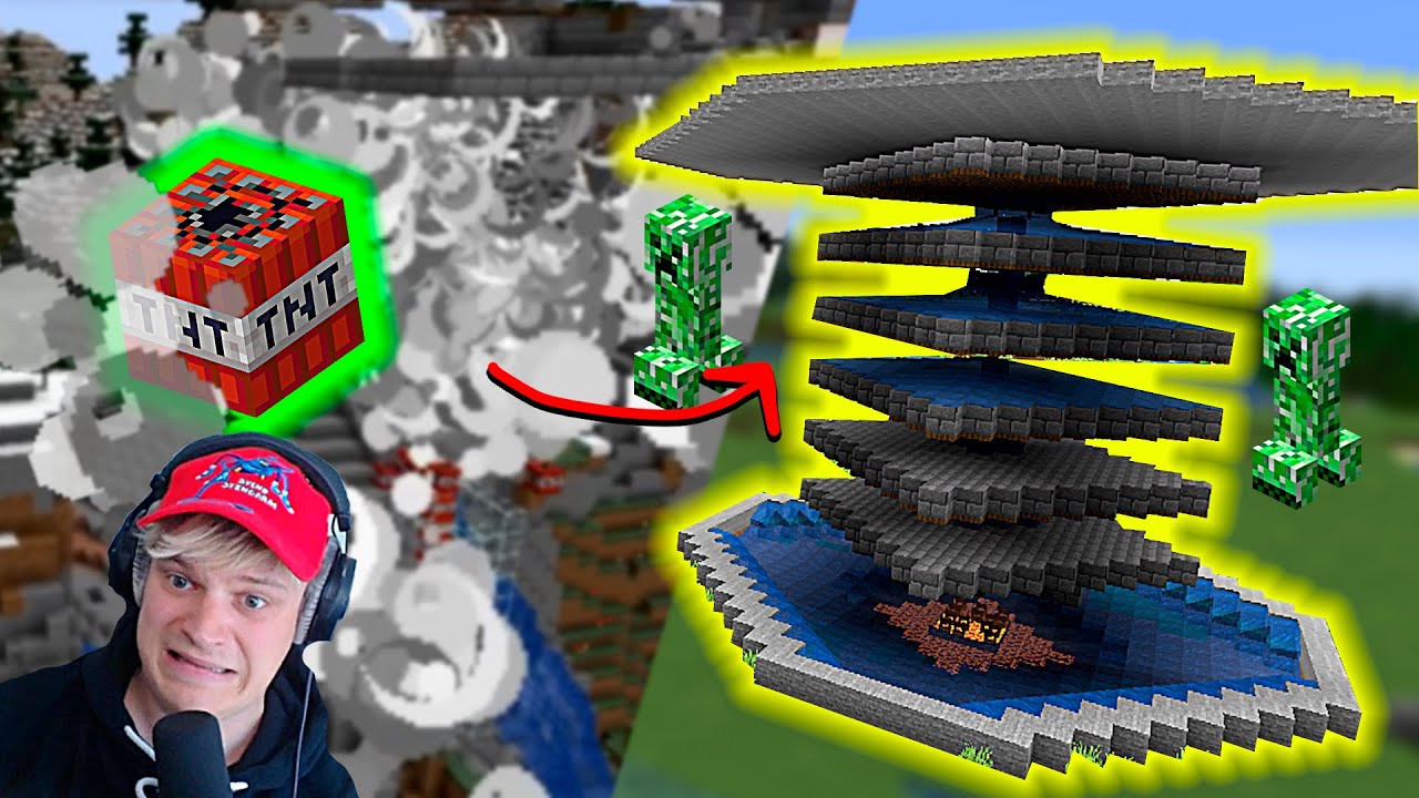 SPRÆNGER MIN CREEPER FARM OG BYGGER EN NY - Minecraft: Ep 53