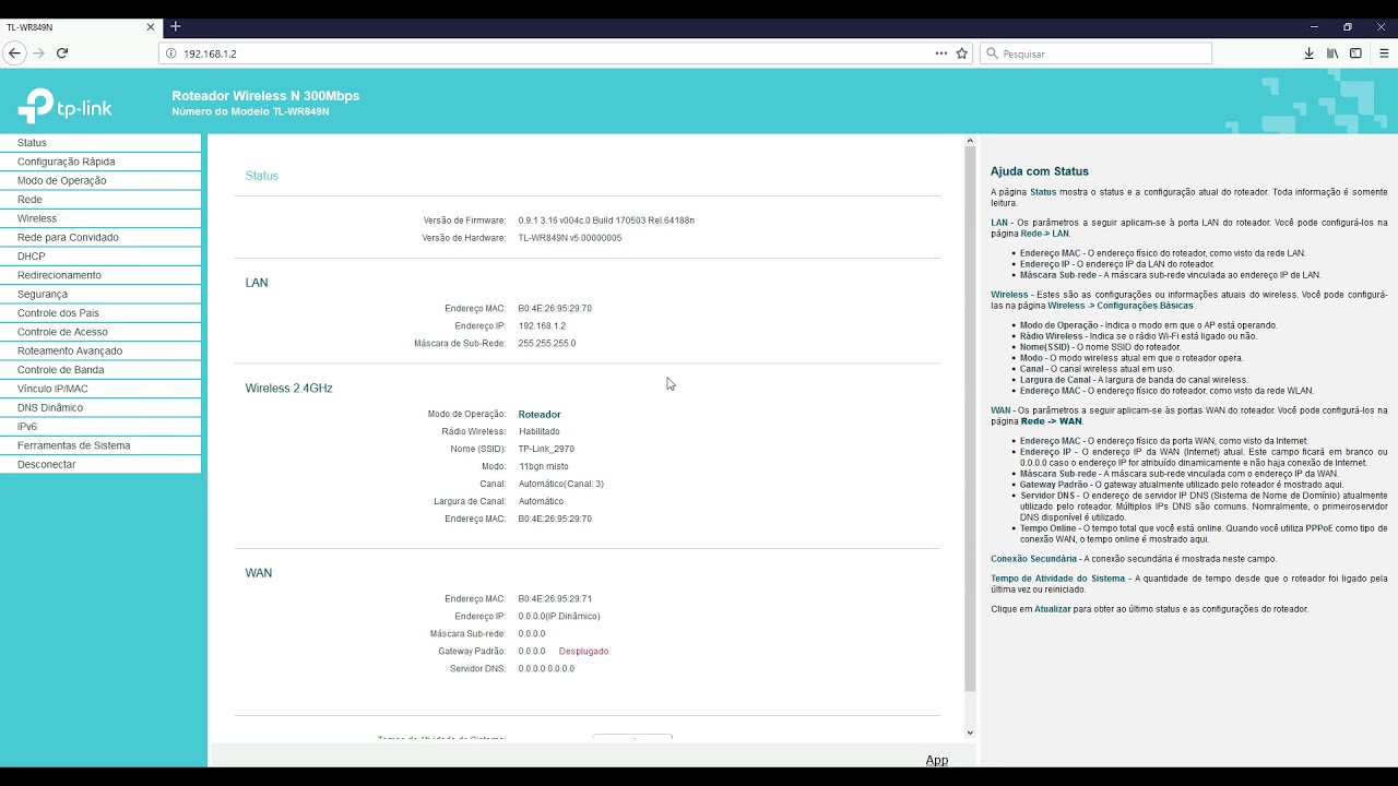 Configurar Roteador TPLINK modo bridge