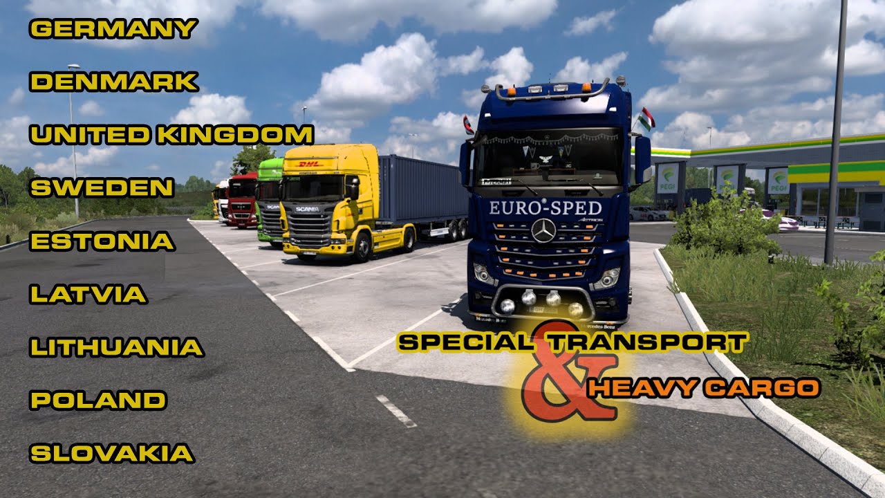 ETS2 | Northern Journey: Heavy Haulage & Special Transport | No Commentary