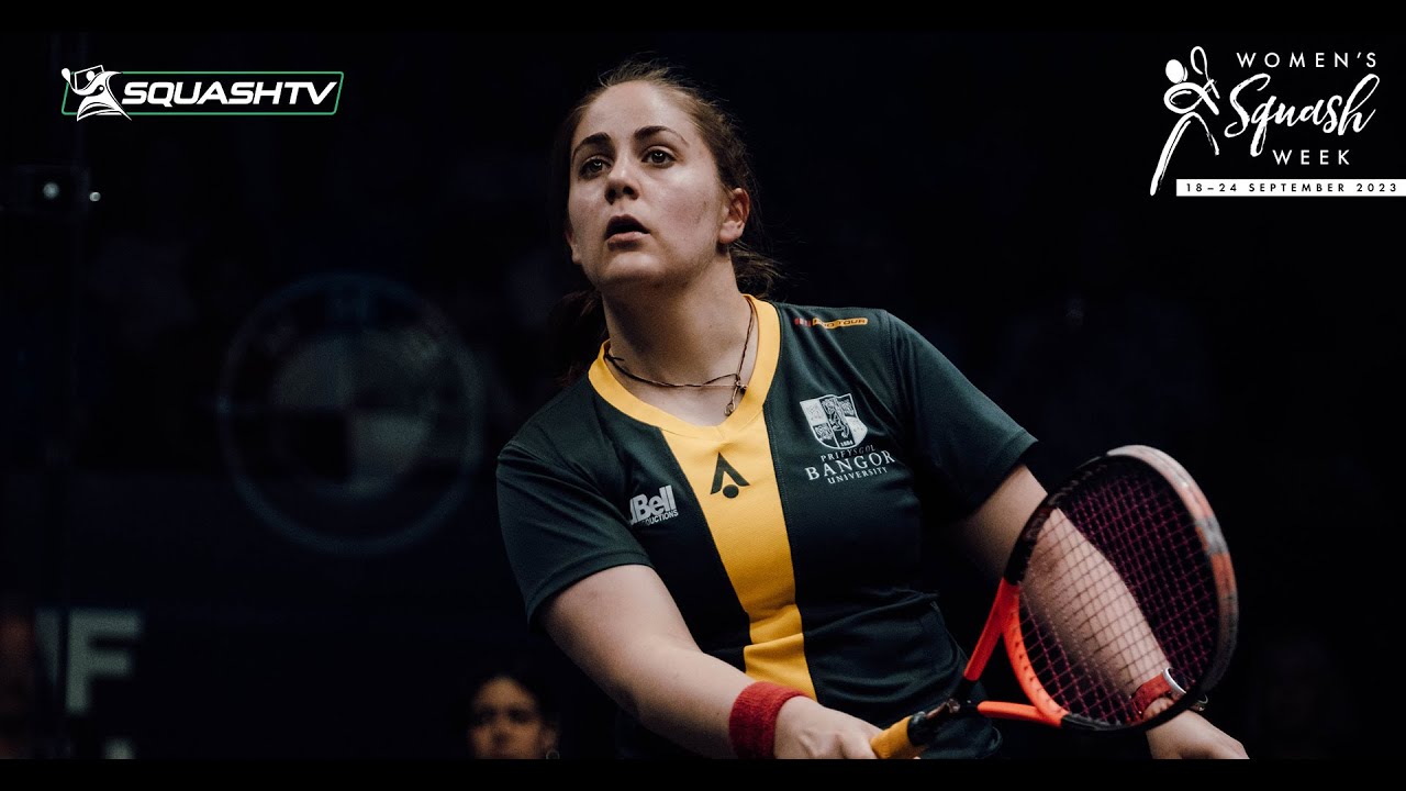 Women In Squash: Tesni Evans #WomensSquashWeek #YouBelong