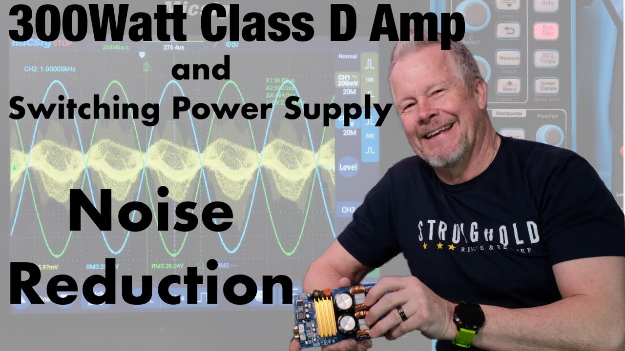 300W x 2 Class D Amplifier and Switching Power Supply - noise clean up with TPA3255