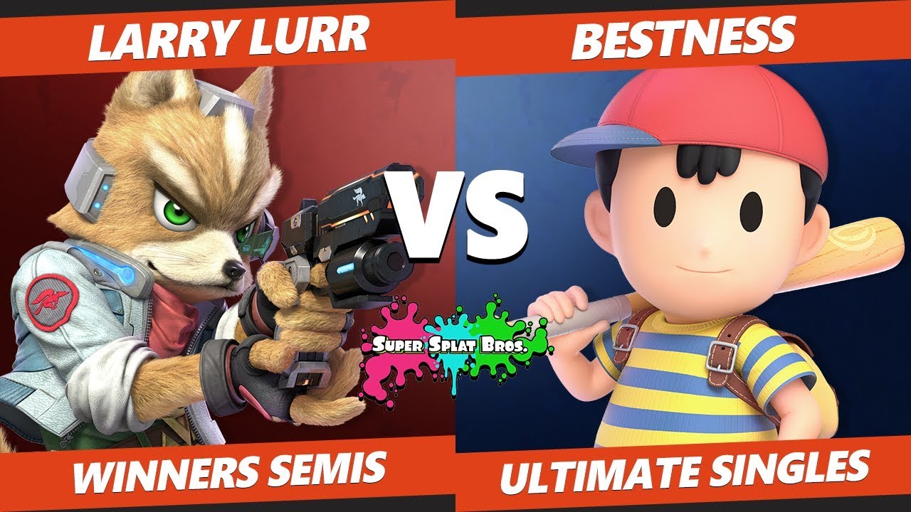 Smash Ultimate Tournament - AR | Bestness (Ness) Vs Larry Lurr (Fox) Splat Bros. SSBU WS