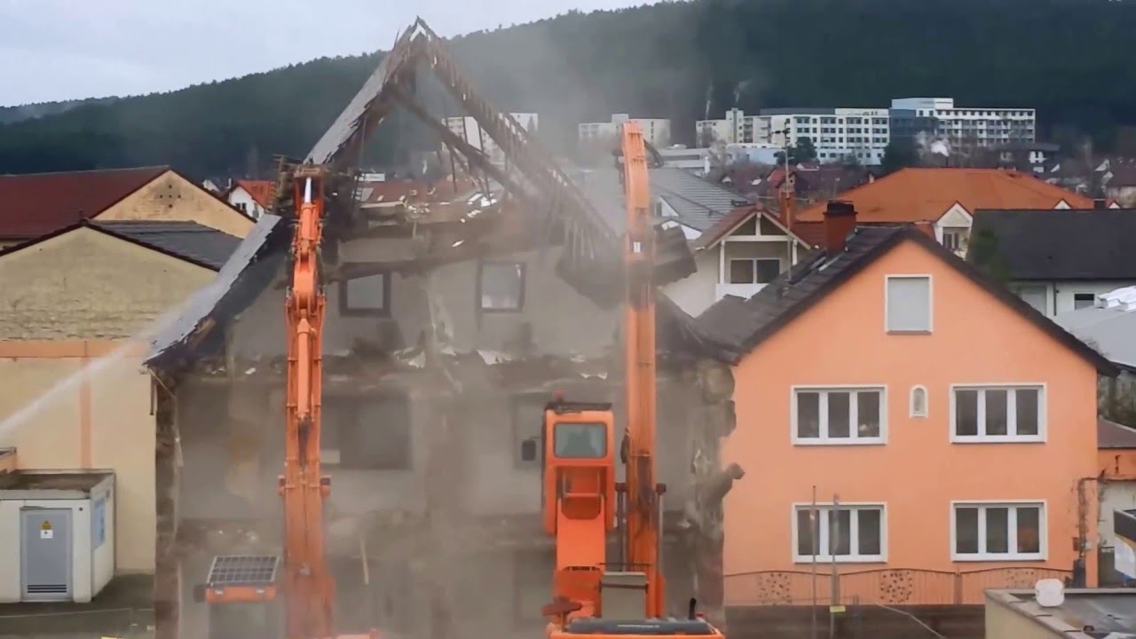 Abriss Giebel - Stadt Erlenbach a.Main