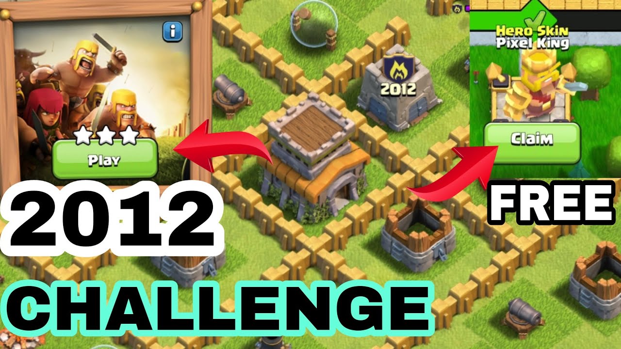 Easily 3 Star tha 2012 challenge | clash of clans | coc 10th anniversary challenge 😍