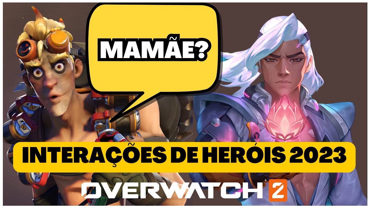 CONVERSAS E BRIG4S nas INTERAÇÕES DE HERÓIS! Overwatch 2