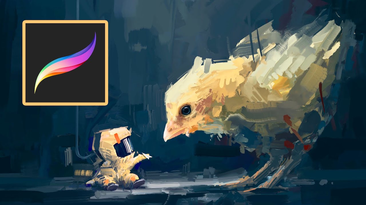 Crossing The Road - Procreate iPad Speed Painting