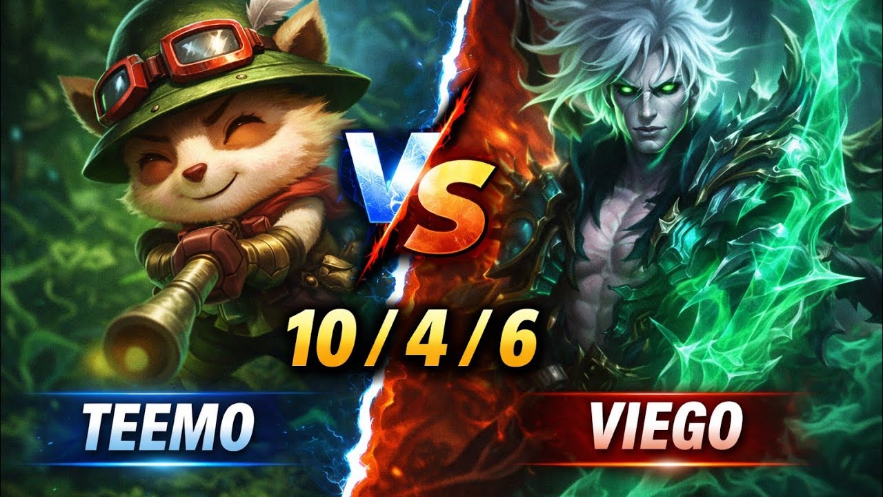 TEEMO vs VIEGO – Baron Lane Showdown! | Wild Rift Ranked