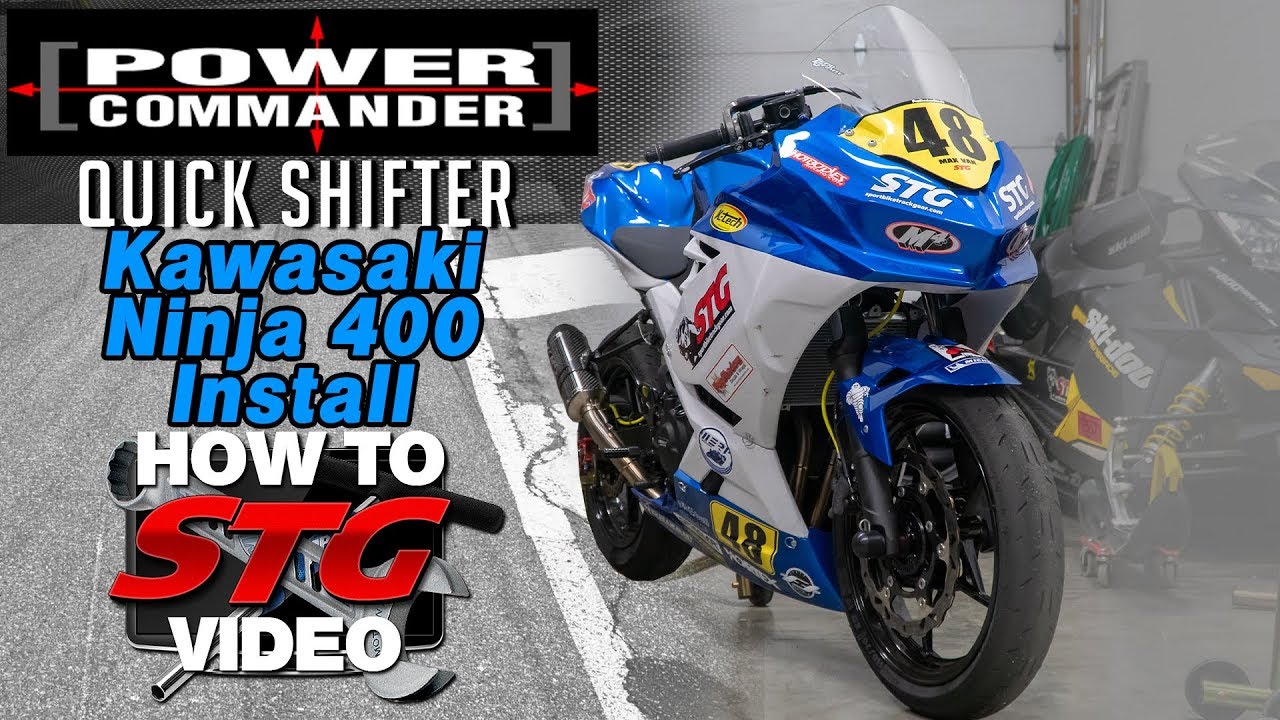 Kawasaki Ninja 400 Power Commander V and Quick Shifter Install | Sportbike Track Gear