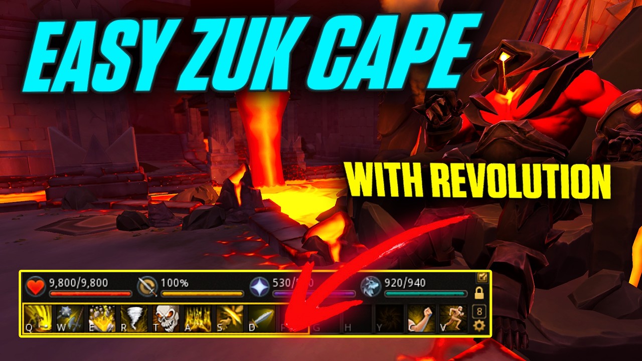 The Easiest Way To Get A Zuk Cape For Beginners! (Low Stats, Full Revolution, Melee)