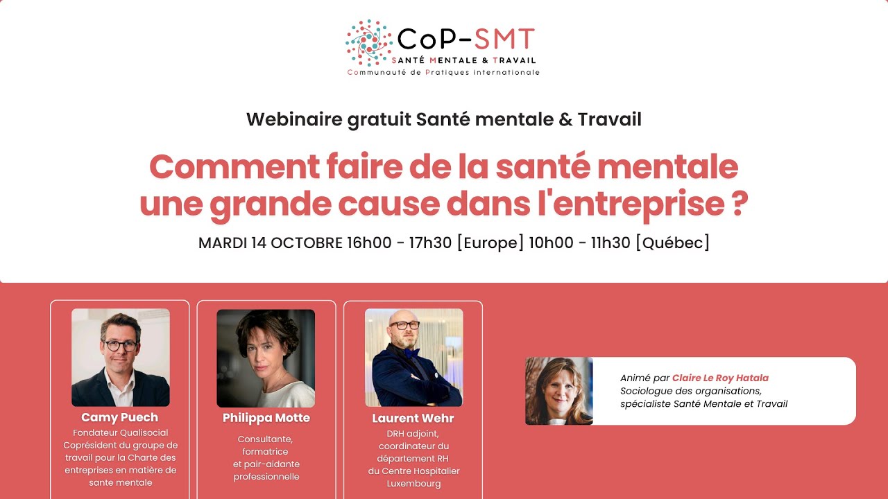 Comment faire de la santé mentale une grande cause dans l'entreprise ?