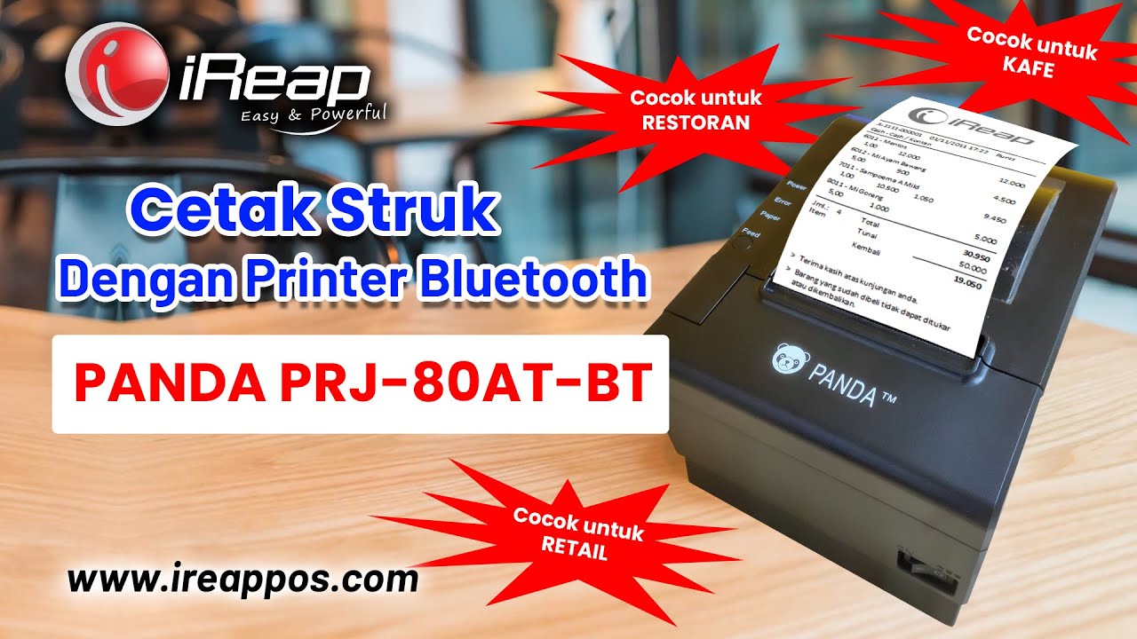Tutorial Lengkap Print Nota Menggunakan Printer Bluetooth Panda PRJ-80-AT-BT di Smartphone Android