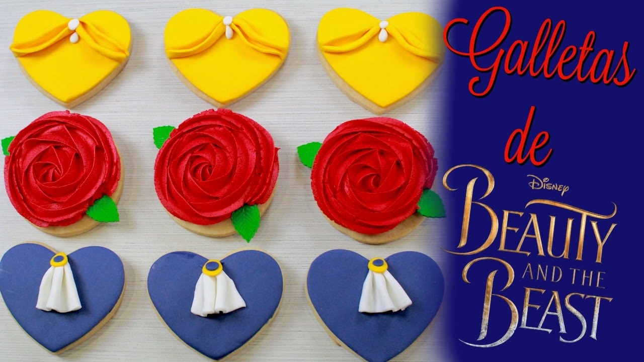 GALLETAS DE LA BELLA Y LA BESTIA (COLLAB CON ALLTHINGS CUTE)