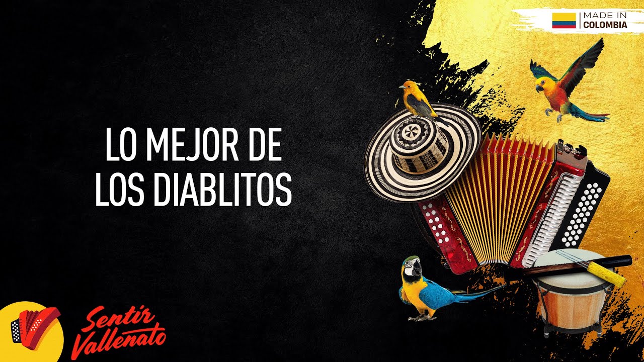 Lo Mejor De Los Diablitos, Video Letra - Sentir Vallenato