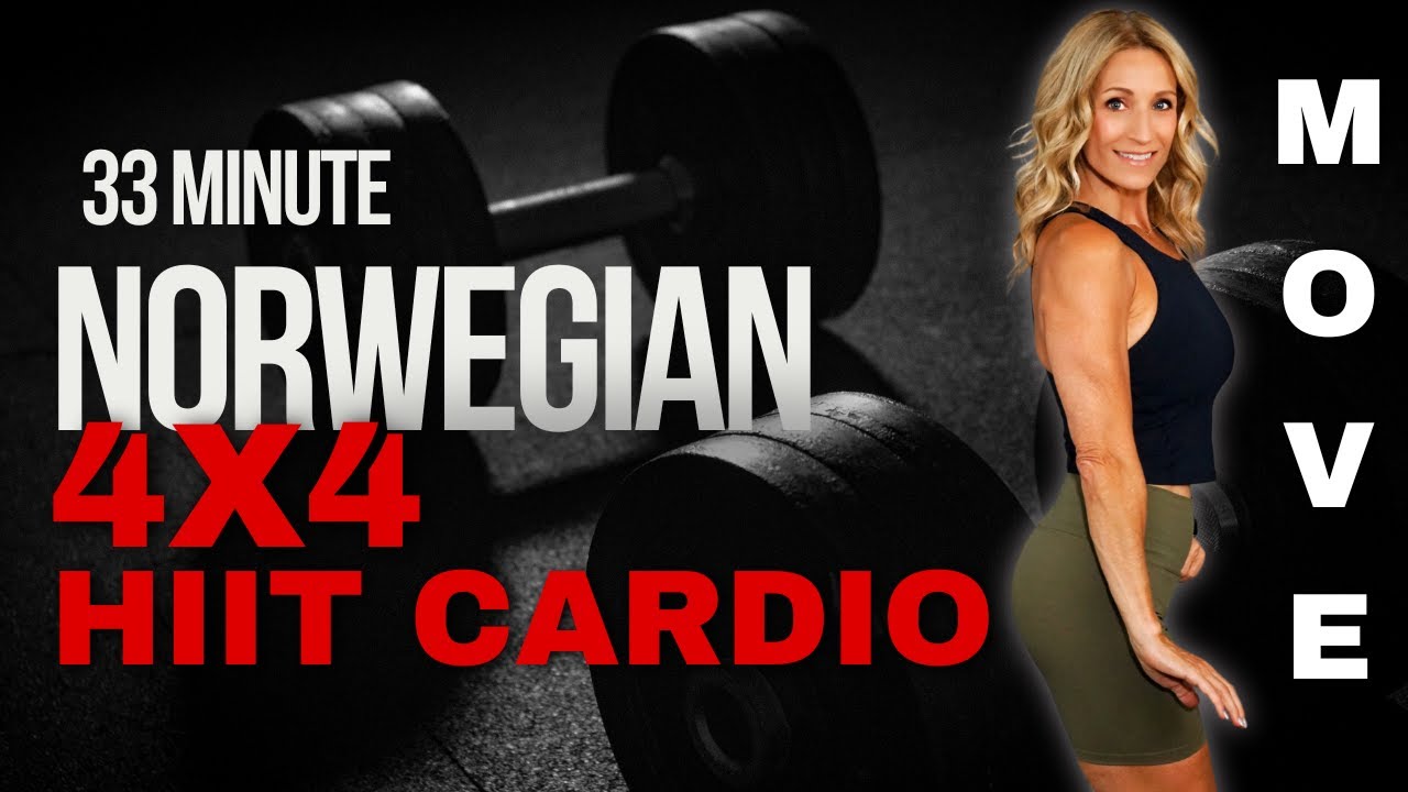 33 Minute Norwegian 4x4 Cardio HIIT Workout