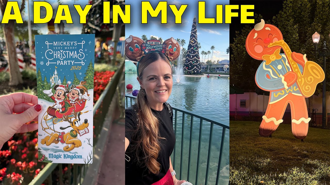 День из моей жизни — первая рождественская вечеринка в Disney World и вечера Jollywood — Walt Dis...