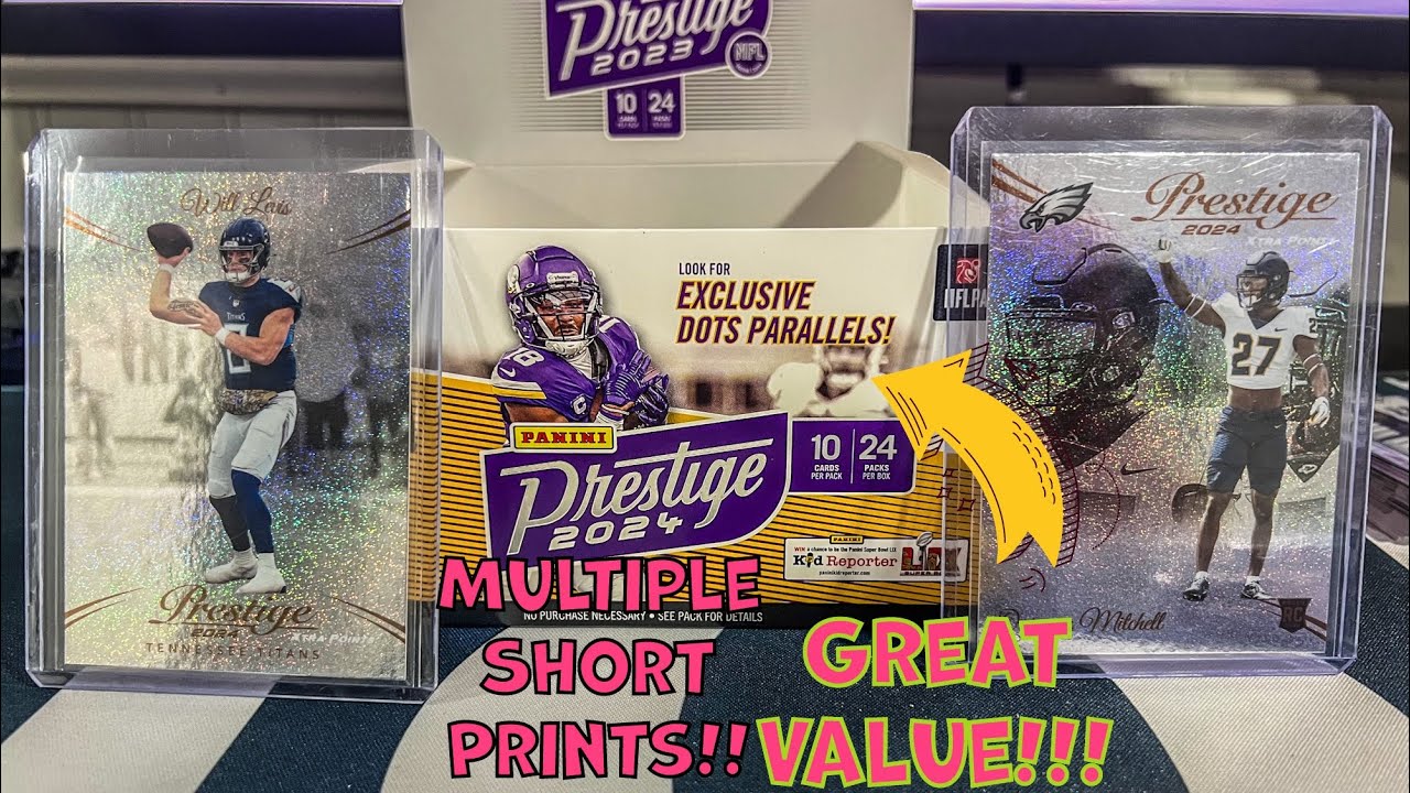 Opening a Full Retail box of Prestige 2024 Football!!We got multiple Short Prints!!