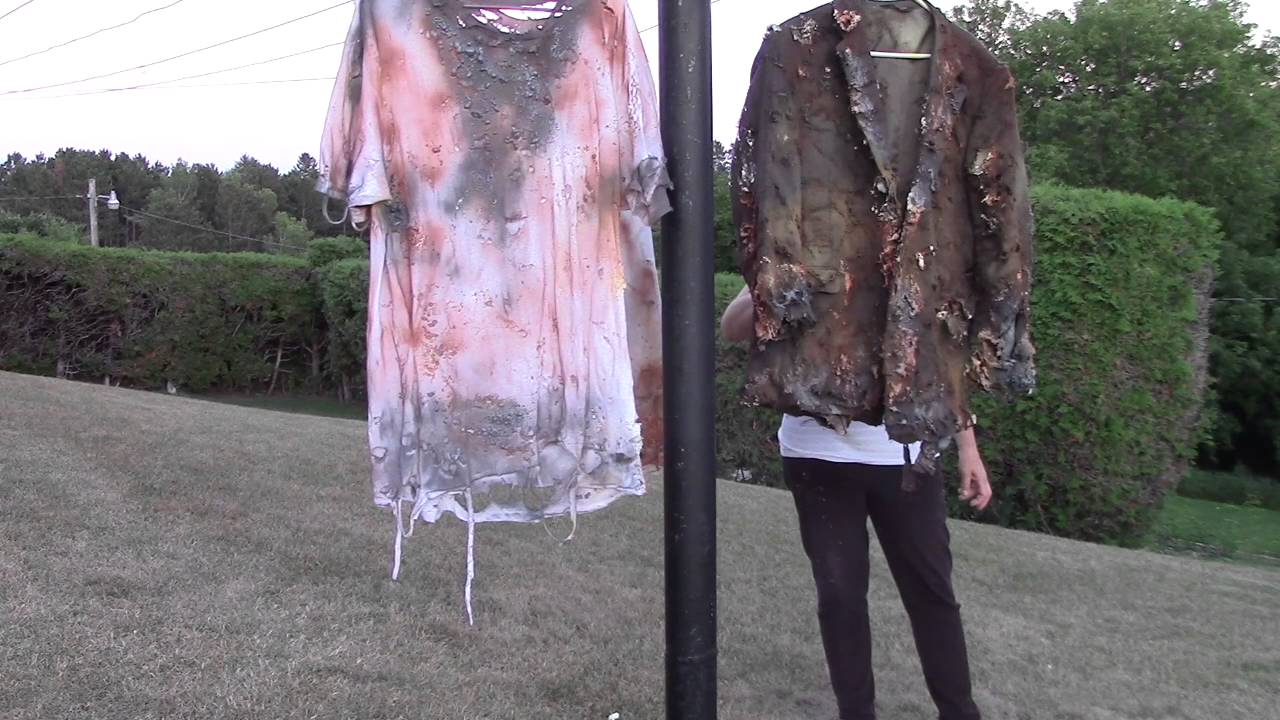 HAUNT ON THE HILL ~ COSTUME DISTRESSING