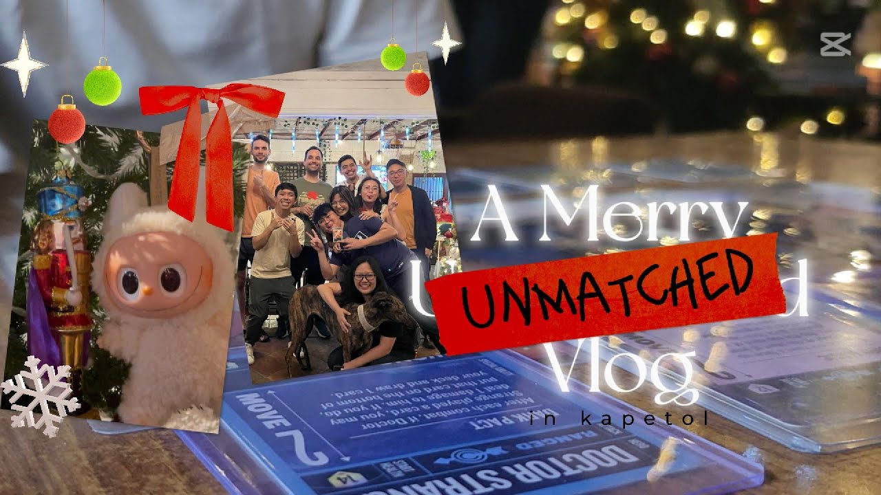 A Merry Unmatched Vlog | casual and cozy tournament w/ raffles 🎄✨