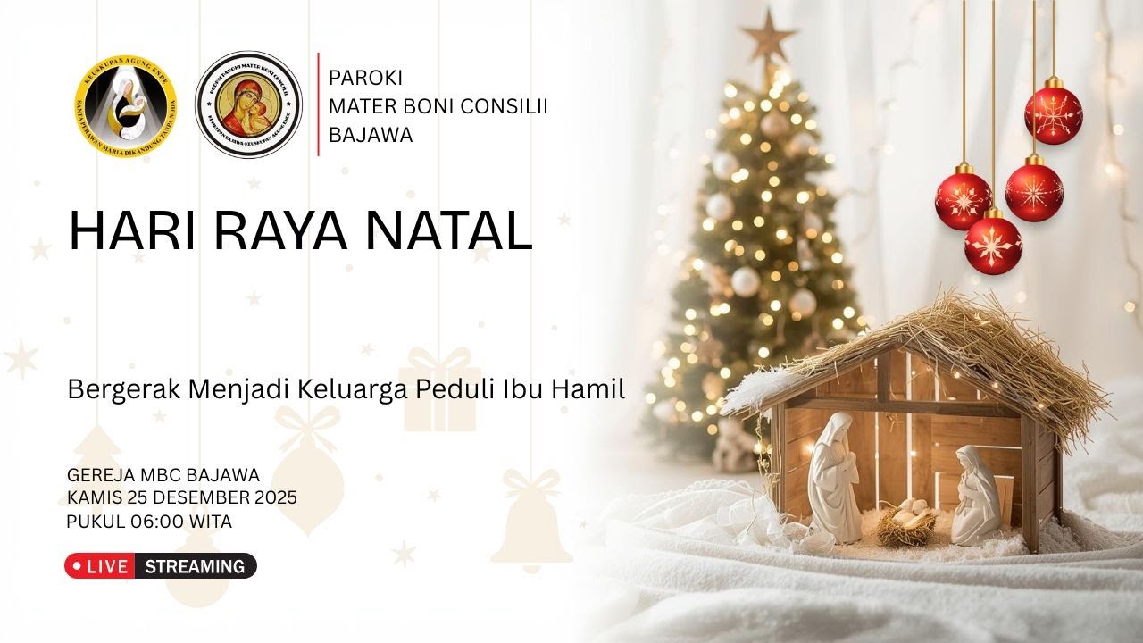 MISA HARI RAYA NATAL | MISA PERTAMA | GEREJA MBC BAJAWA | KAMIS, 25/12/2025 | PUKUL 06:00 WITA