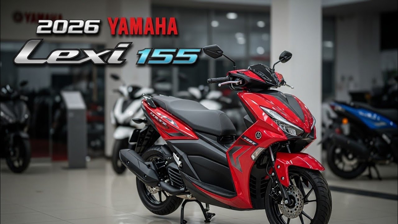 Новая Yamaha LEXI 155 2026 года – более стильная, более мощная, самая передовая модель уже здесь!