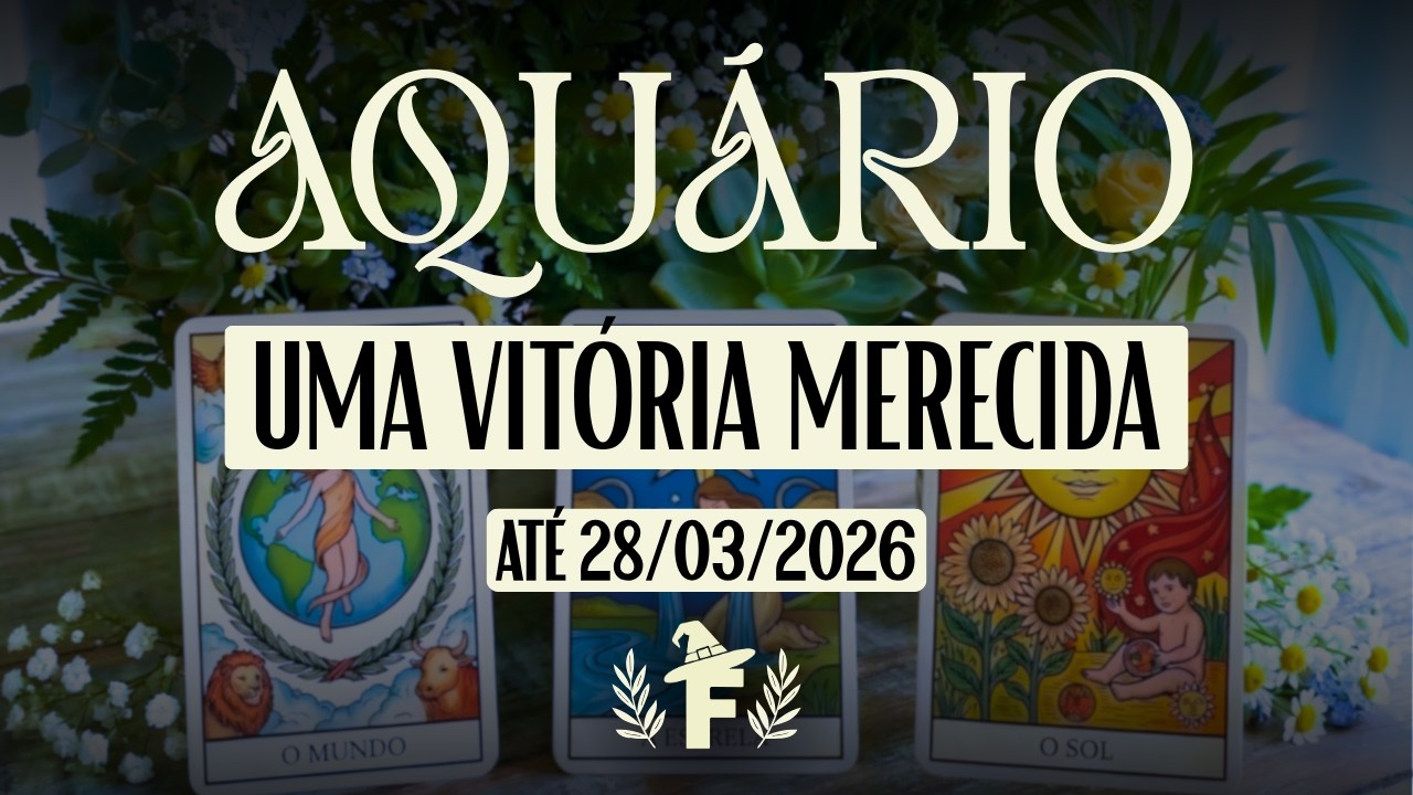 AQUÁRIO ♒︎ | A CHANCE QUE VOCÊ PEDIU! | CHEGOU A HORA DE SE LIBERTAR DE VEZ! 🗝️💫