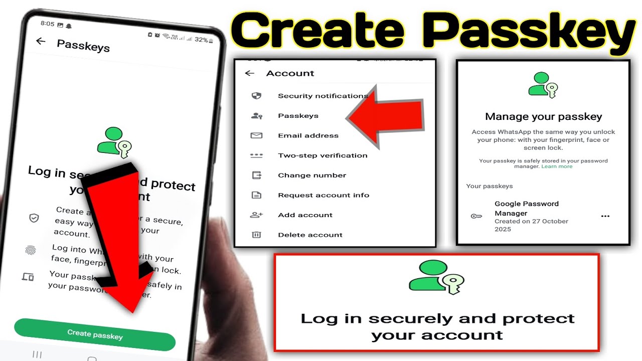 WhatsApp passkey kya hota hai/whatsapp passkey kya hai/whatsapp create passkey 