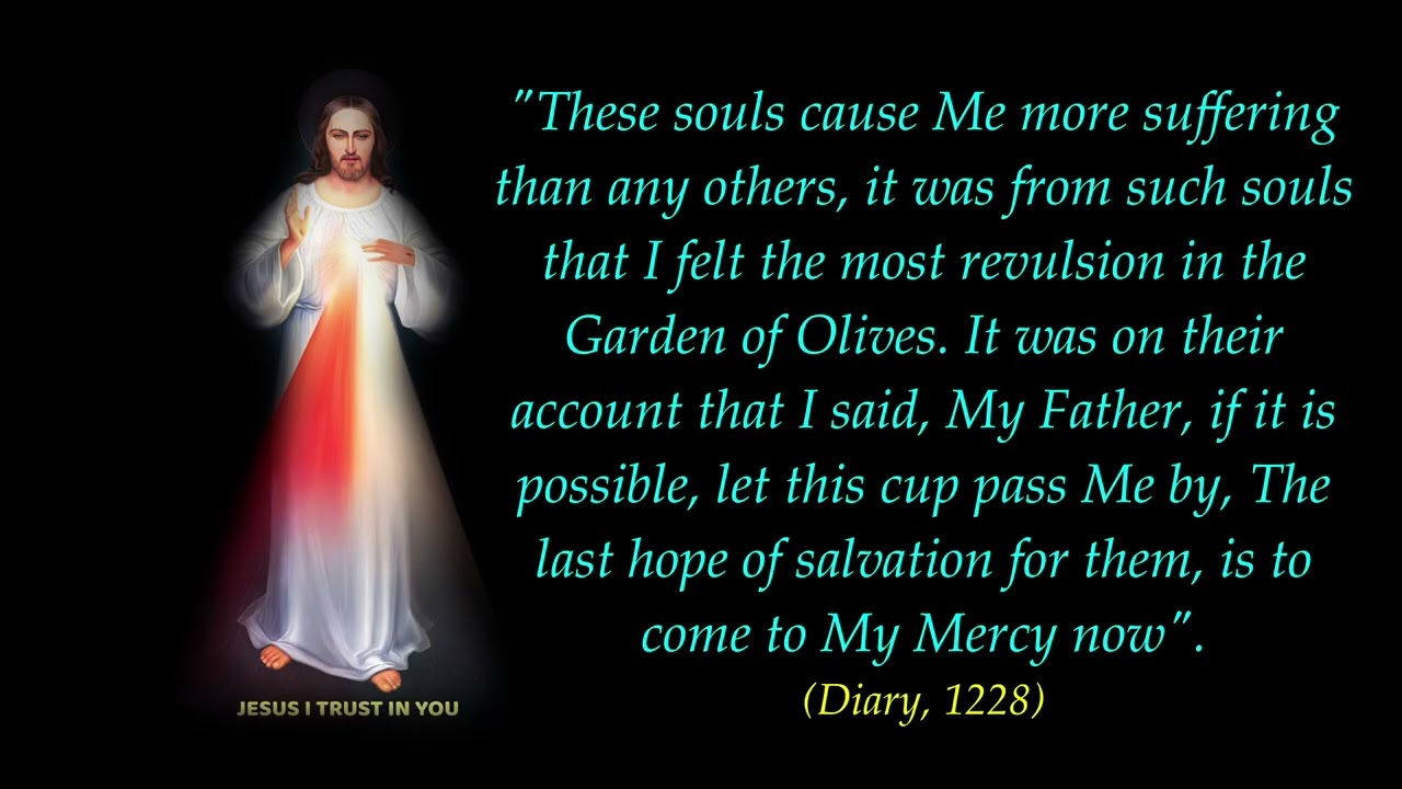 Divine Mercy from Saint Faustina's Diary