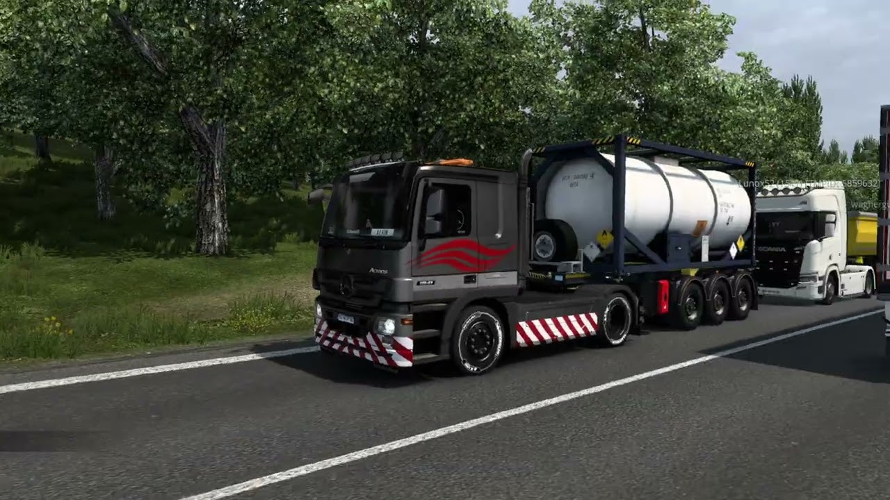 ETS2 - Actros 1841 Full DLC - TMP - Rotterdam - Calais - Part 1 - ASMR - POV - Beam Eye - 1.57
