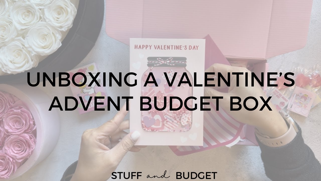 Full Unboxing of a 7 Day Valentine's Budget Box | Rose Forever Collab