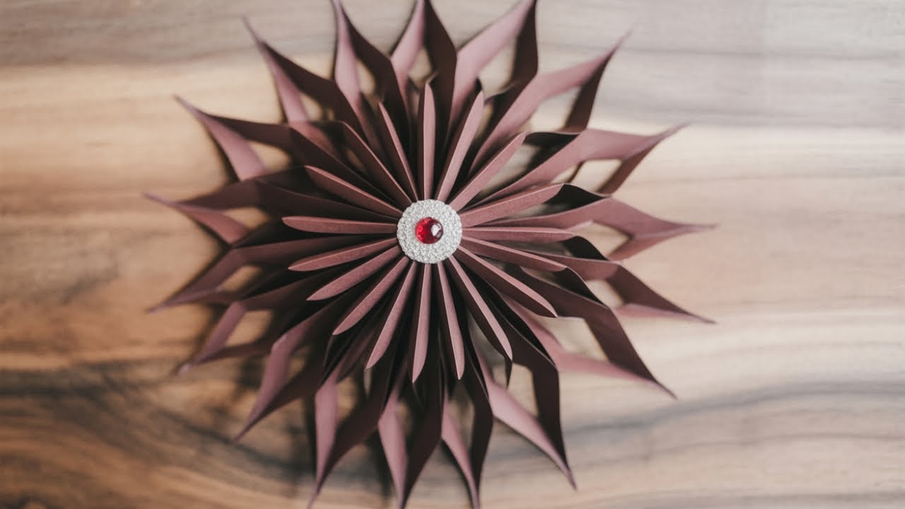 DIY 3D Paper Snowflakes | Easy Christmas Paper Craft Ornaments | Coffee Break