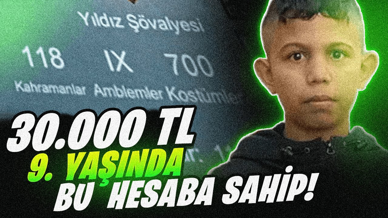 9 Yaşında MLBB’ye 30.000TL Yatırmış😧😧 - Mobile Legends
