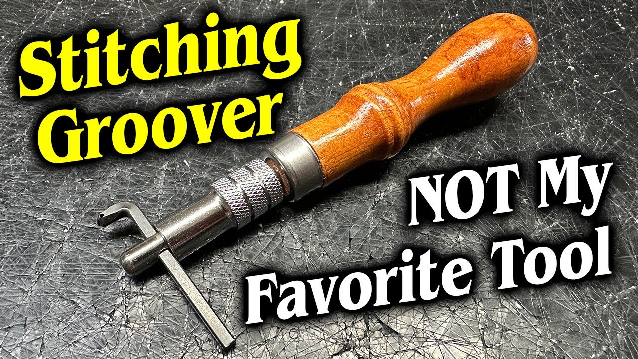 How to Use the Leather Stitching Groover Tool