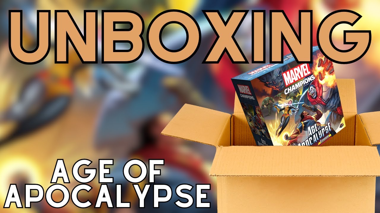 Marvel Champions Age of Apocalypse Unboxing and First Impressions