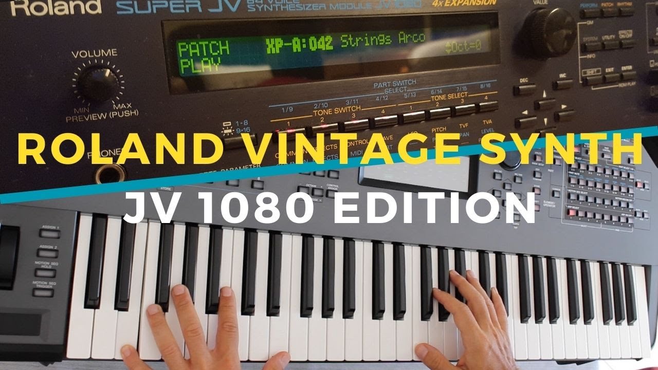 MODX MONTAGE - ROLAND JV 1080 SAMPLES LIBRARY