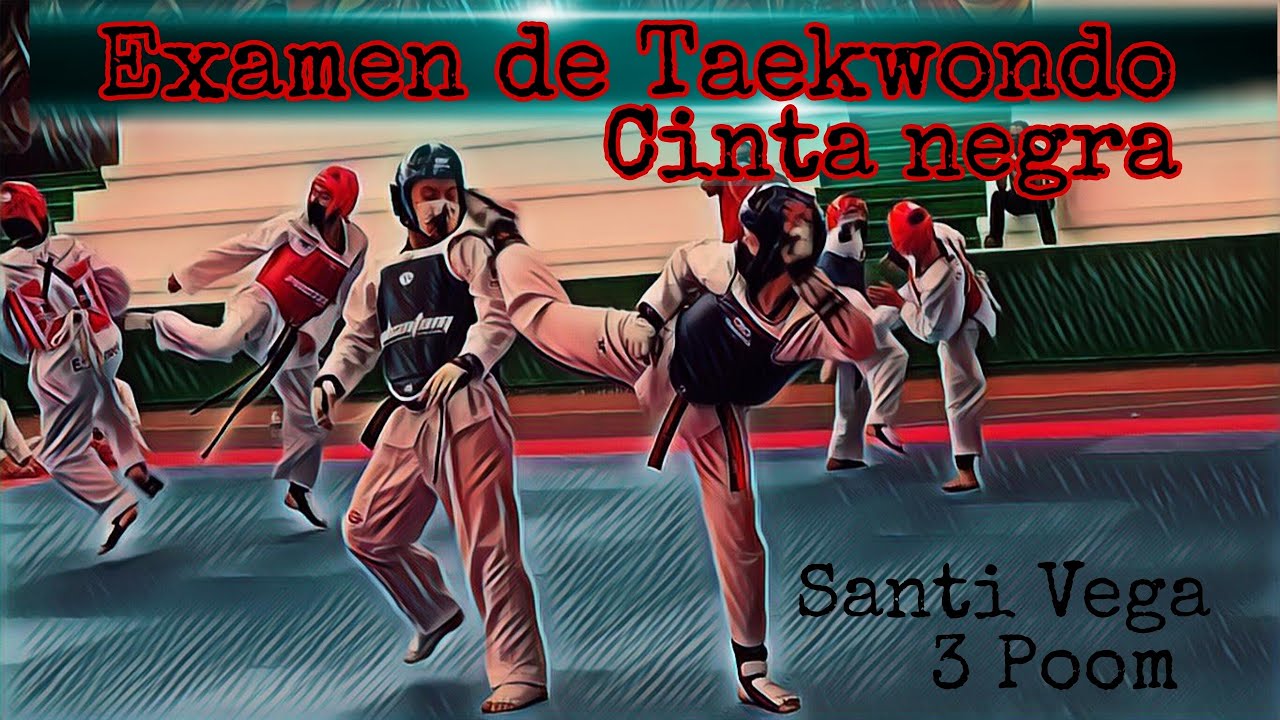 Examen de Cambio de cinta Negra en Taekwondo 3 poom #santivega  #taekwondo #tkd