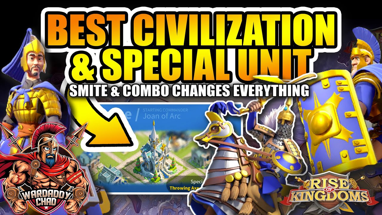 Best Civilization & Special Unit: Smite & Combo Changes Everything - Rise of Kingdoms