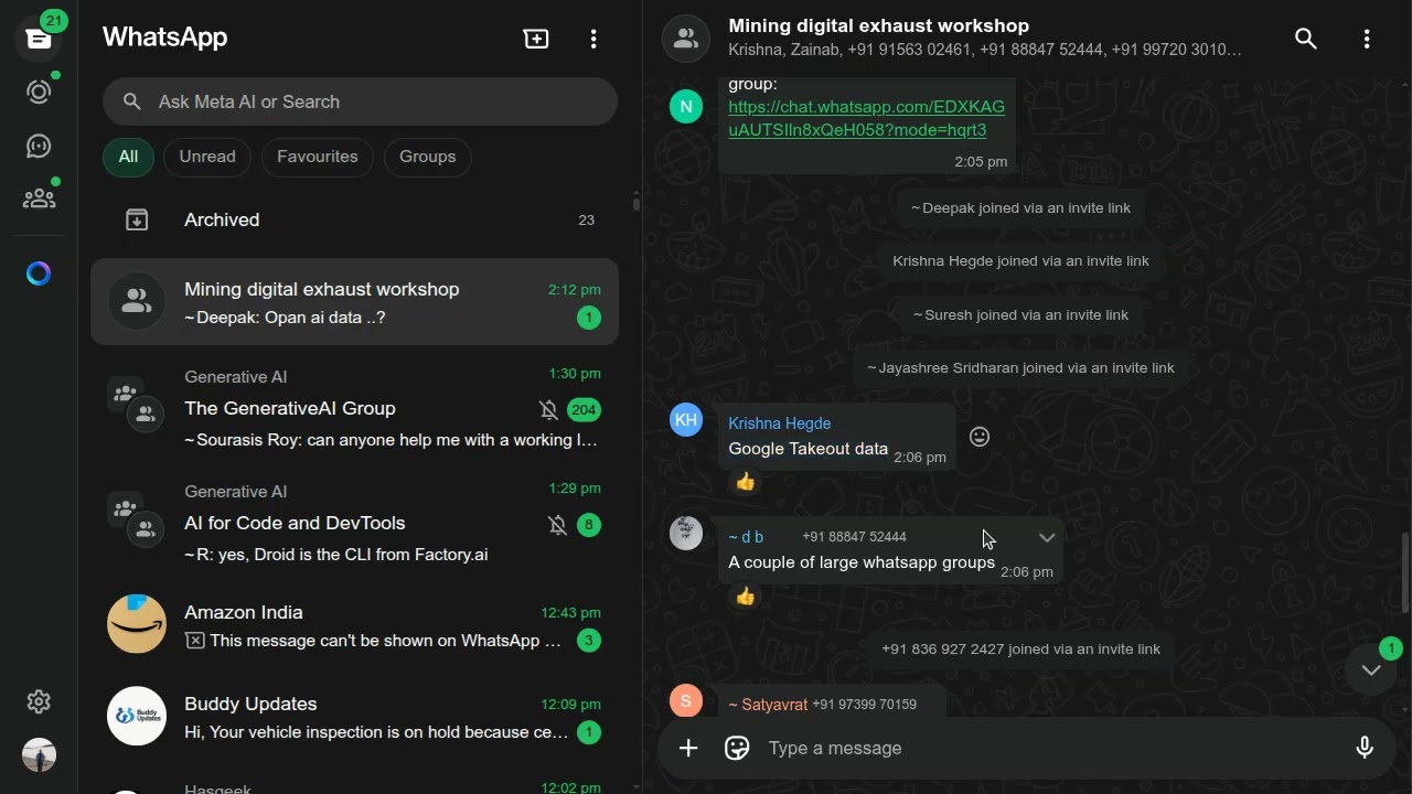 Mining Digital Exhaust